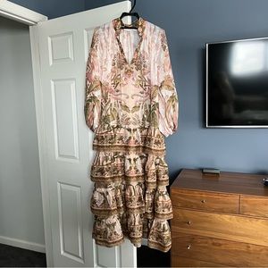 Zimmermann Lyre Tiered Maxi Dress Size 3